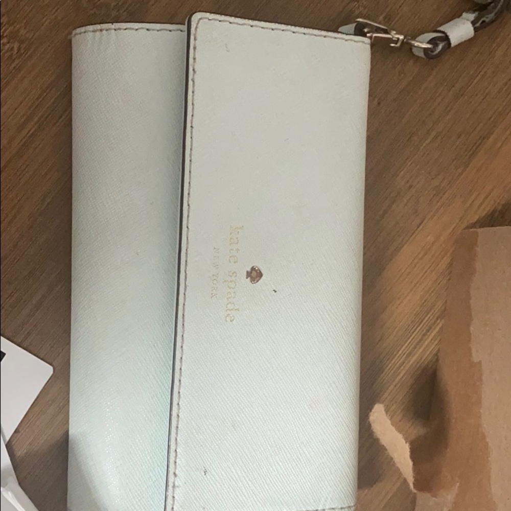 Light blue Kate spade wristlet